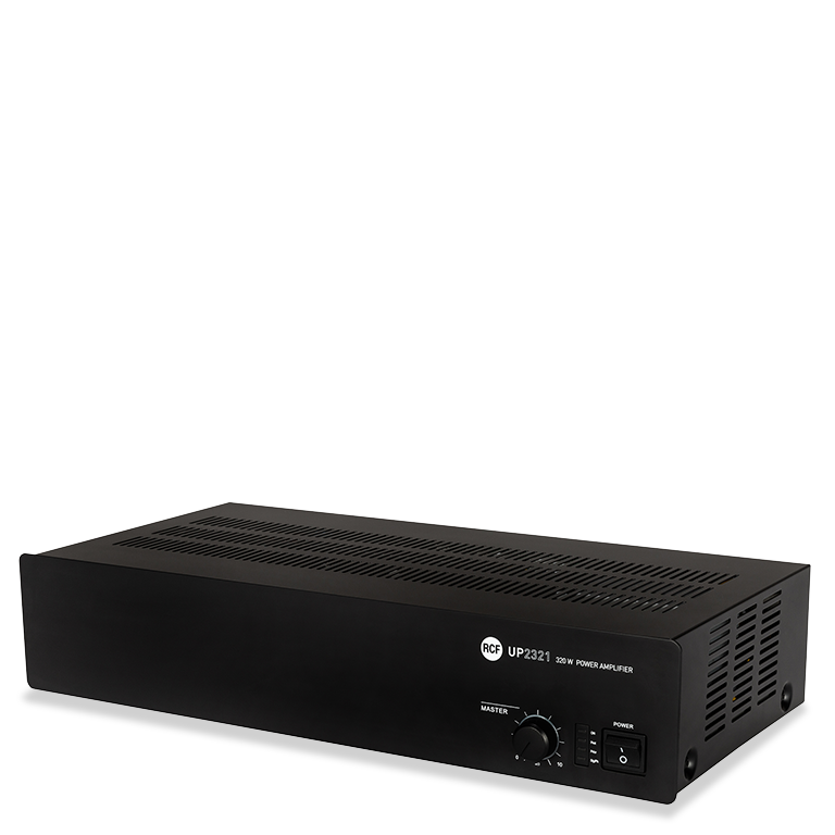 Class D Power Amplifier with Aux Input - 4 Ω, 70/100V, 320W