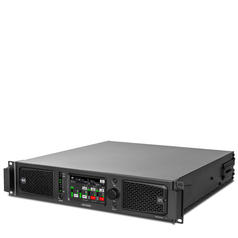 Class D Power Amplifier with DSP, RDNet Management, Dante-Equipped (4 X 4,000 W @ 2.7 Ω)