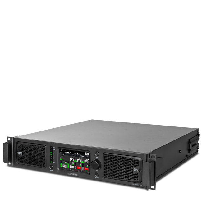 Class D Power Amplifier with DSP, RDNet Management, Dante-Equipped (4 X 4,000 W @ 2.7 Ω)
