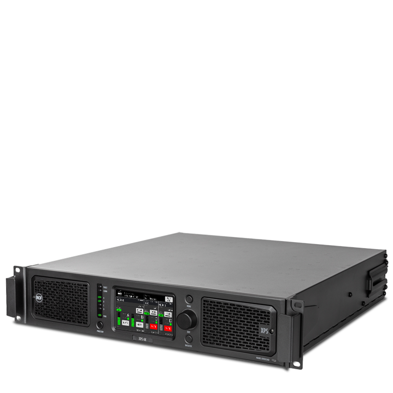Class D Power Amplifier with DSP, RDNet Management (4 X 1,000 W @ 4 Ω)