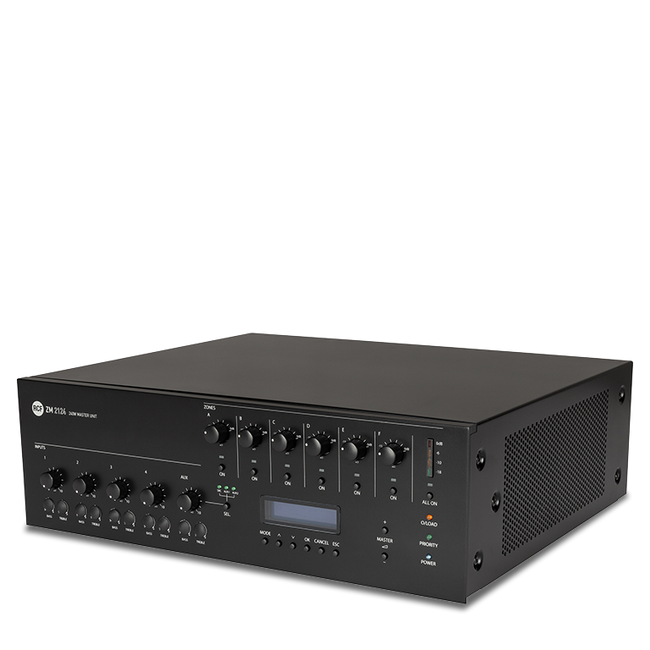 6 Zone Digital Mixer/Amplifier Master Unit - 240W
