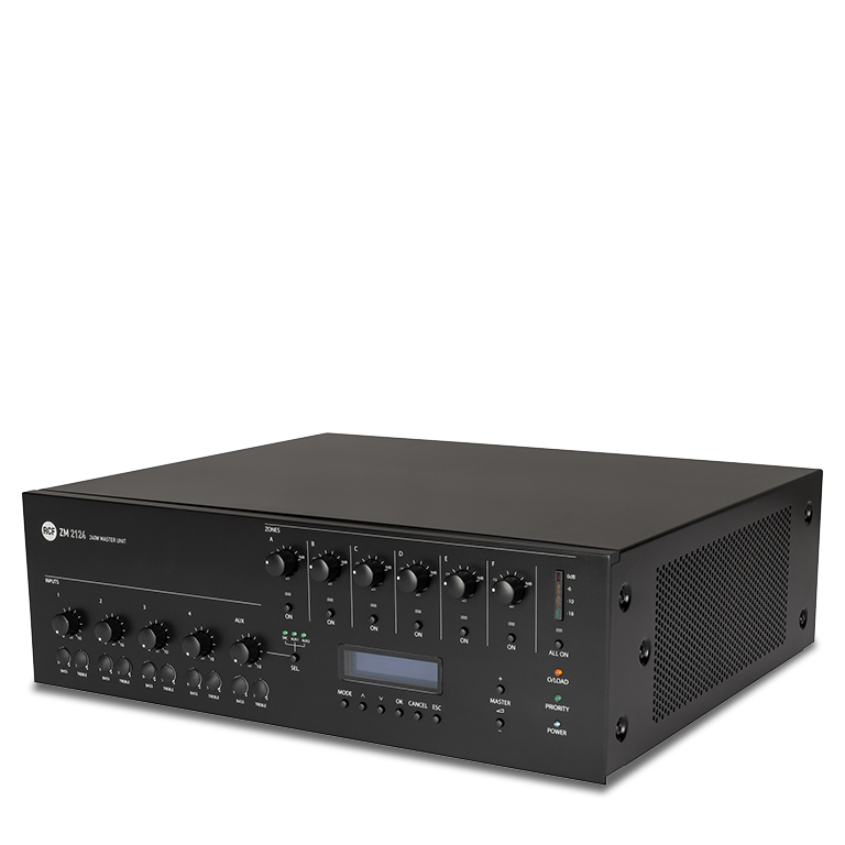 6 Zone Digital Mixer/Amplifier Master Unit - 240W