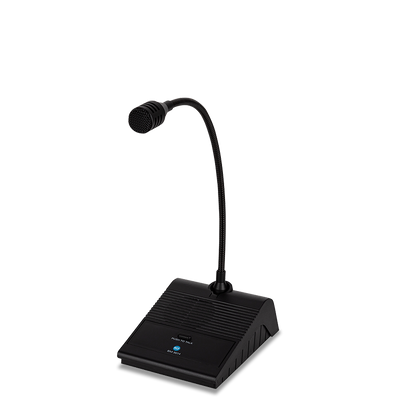 Desk-top paging mike console, 5mt.cable with XLR conn.
