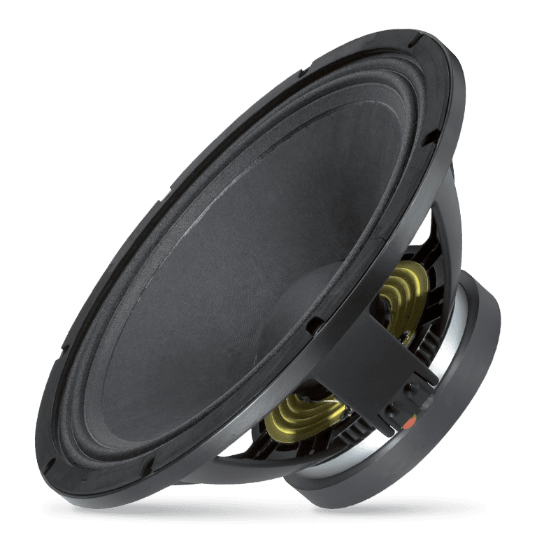 18" Power: 1000W rms, 2000W prog. Sensitivity: 97 dB Freq. Range 35-1000 Hz
