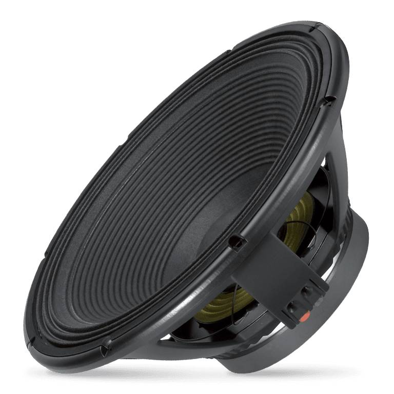 18" Power: 900W rms, 1800W prog. Sensitivity: 98 dB Freq. Range 30-1000 Hz