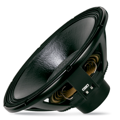 18" Power: 1500W rms, 3000W prog. Sensitivity: 97 dB Freq. Range 25-1000 Hz
