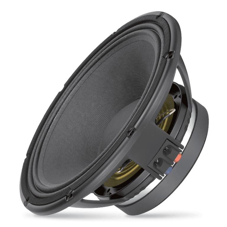 12" Power: 400W rms, 800W prog. Sensitivity: 98 dB Freq. Range 50-3000 Hz