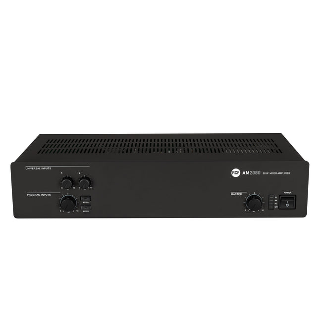 2 Input Digital Mixer/Amplifier - 4 Ω, 70/100V, 80W