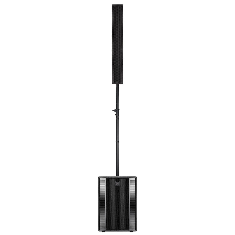Active 1400W Portable PA System (Baltic Birch), 15" Subwoofer and (8)x4" Top (White)