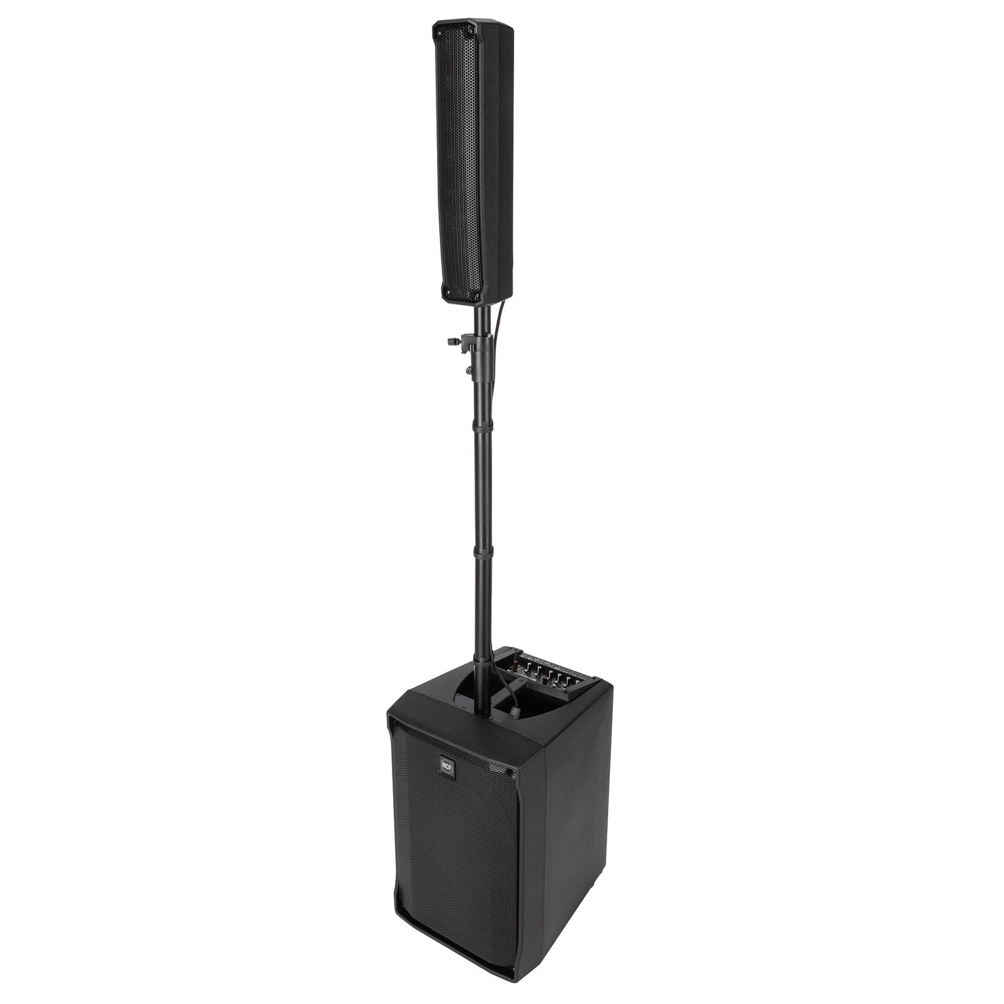 Active 1400W Portable PA System with Bluetooth Mixer, 12" Subwoofer and (8)x2" Top