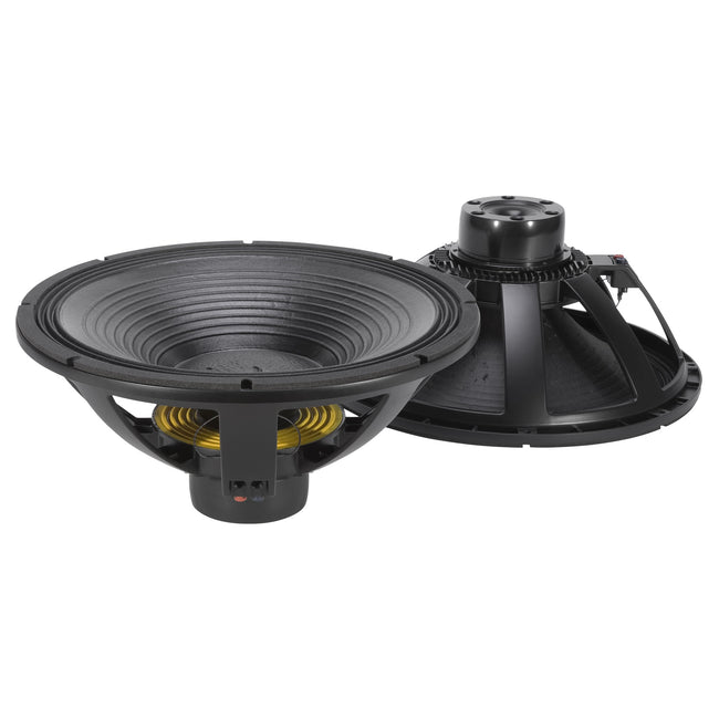 21"Power: 1500W rms, 3000W prog. Sensitivity: 98,5 Freq. Range 30-1000 Hz