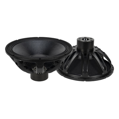 19" Power: 1500W rms, 3000W prog. Sensitivity: 98.5dB Freq. Range 25-1000Hz