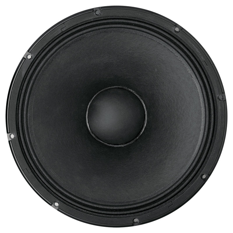 15" Power: 650W rms, 1300W prog. Sensitivity: 99 dB Freq. Range 40-2000 Hz