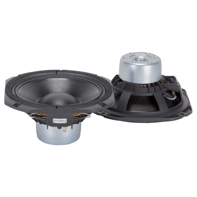 8" Power: 300W rms, 600W prog. Sensitivity: 96 dB Freq. Range 60-3500 Hz
