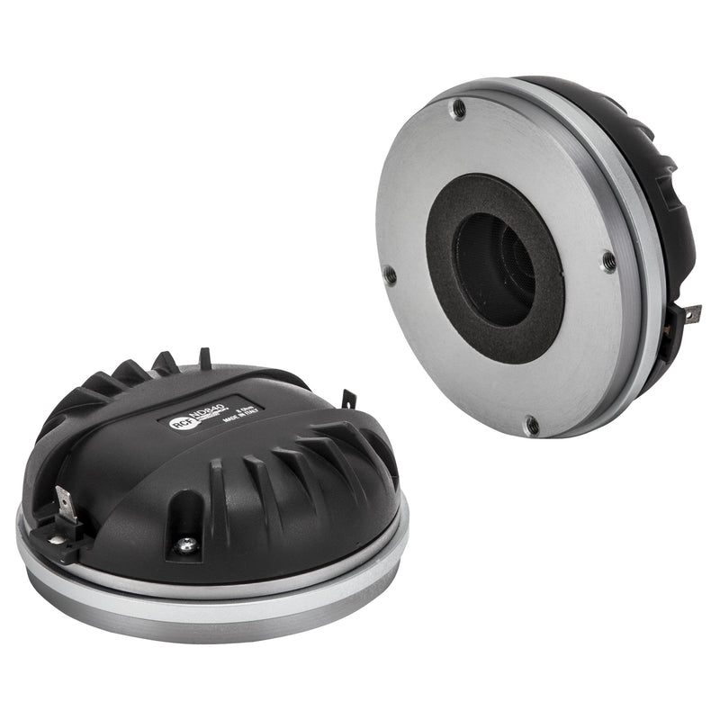 Exit:1.4" 110W rms, 220W program. 109 dB, 500-20KHz -Titanium