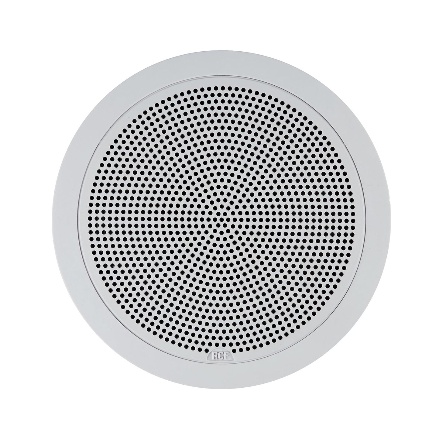 6" Twin-Cone Flush Mounting Ceiling Speaker, White, 6W, 70-100V, Plastic Grille