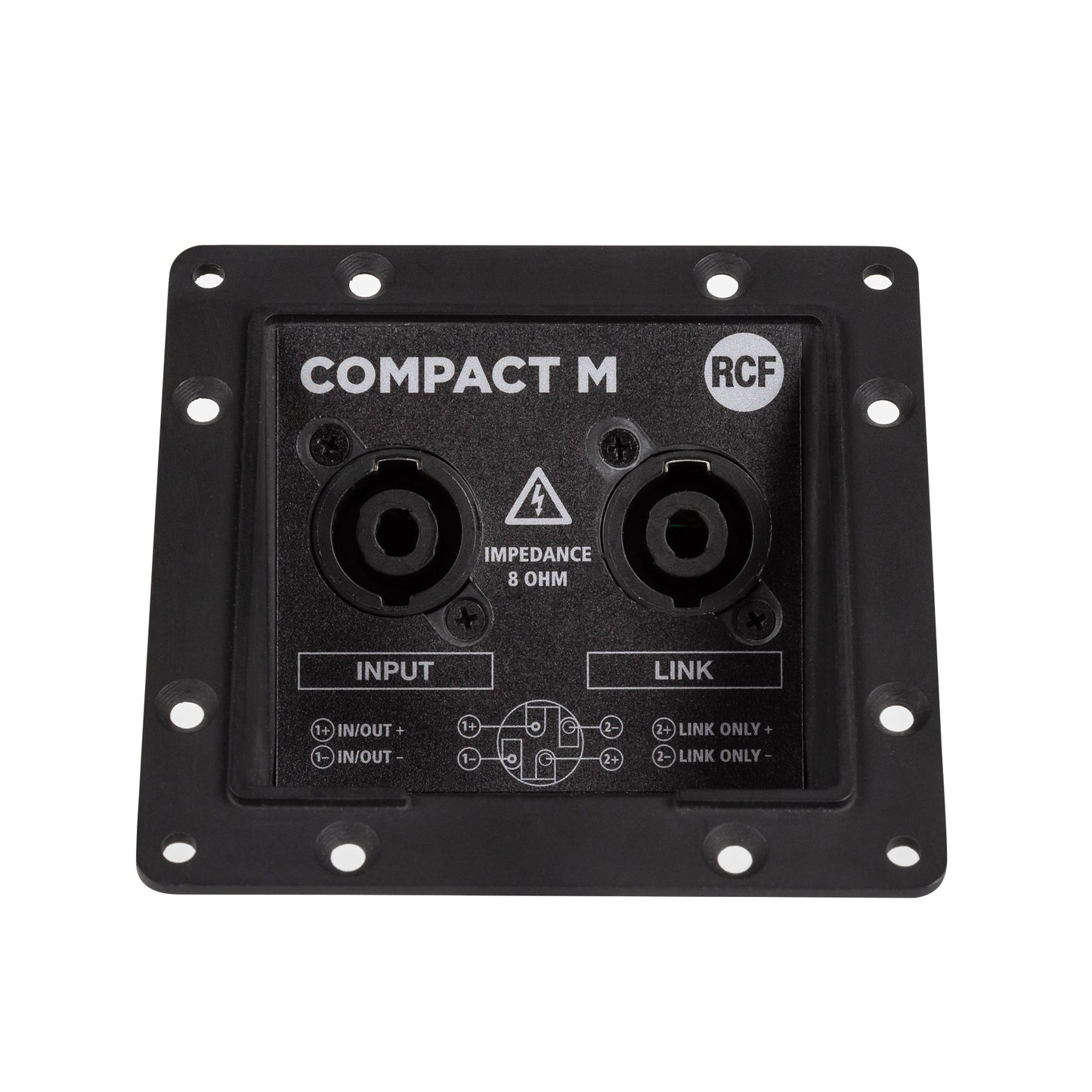 Speakon I/O Option Panel for Compact Media Series (PNL IN-OUT SPEAKON)
