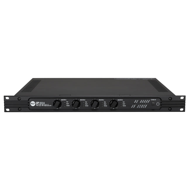 Class D Power Amplifier with Dual Input per Channel - 4 Ω, 70/100V, 4 x 125W