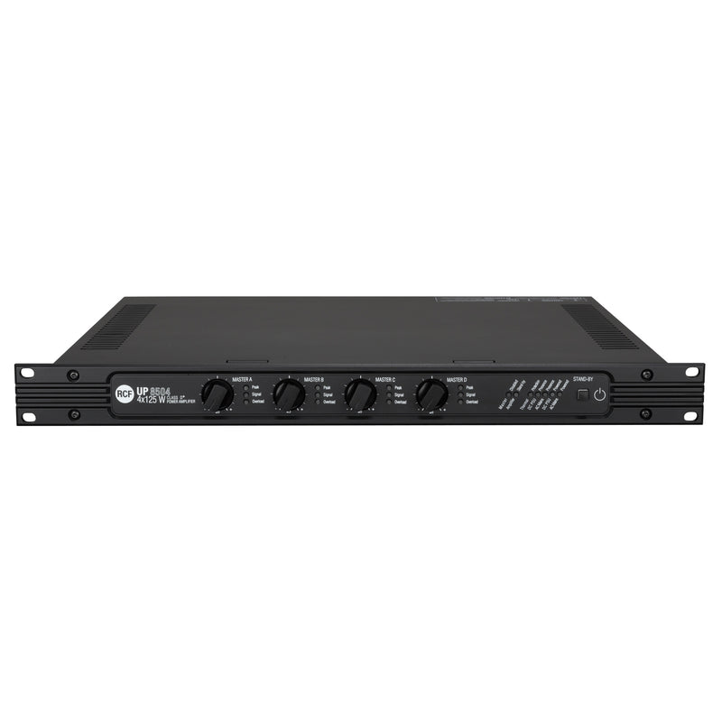 Class D Power Amplifier with Dual Input per Channel - 4 Ω, 70/100V, 4 x 125W