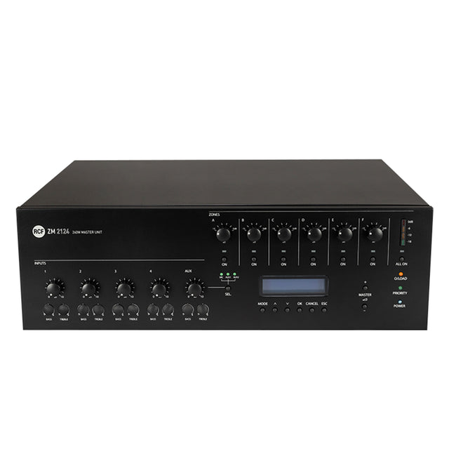 6 Zone Digital Mixer/Amplifier Master Unit - 240W