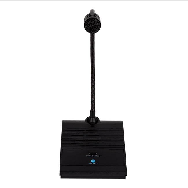 Desk-top paging mike console, 5mt.cable with XLR conn.