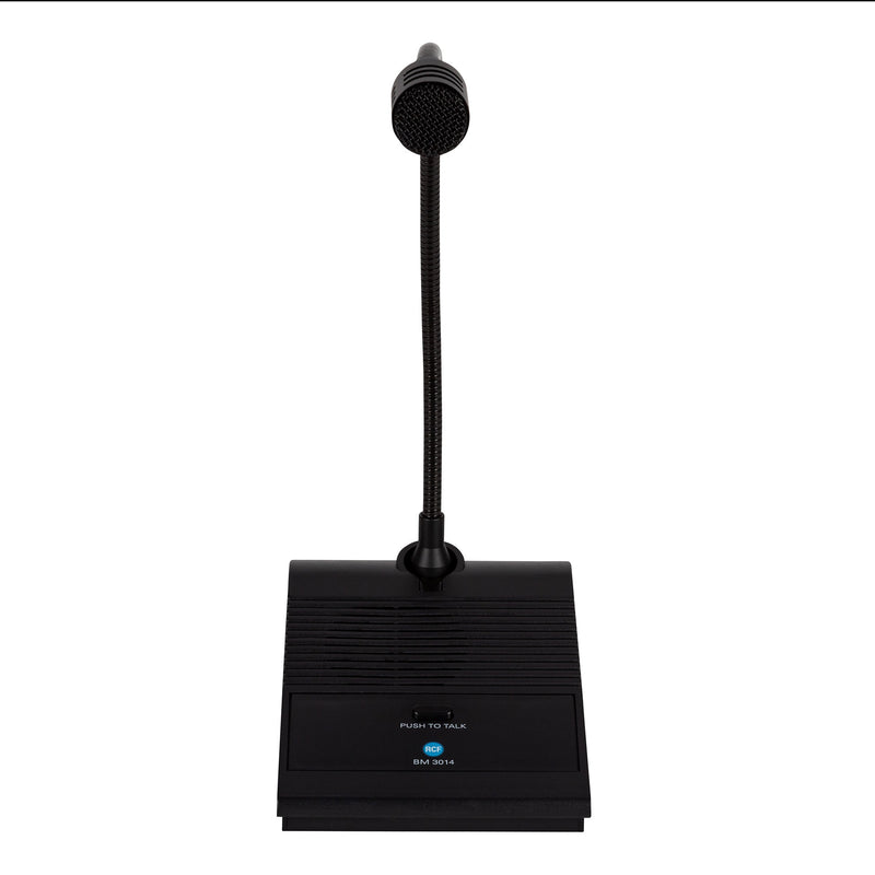 Desk-top paging mike console, 5mt.cable with XLR conn.