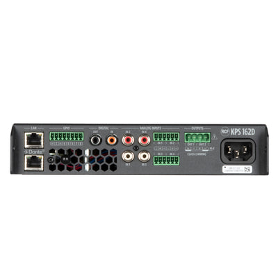 Class D Power Amplifier with DSP, Dante-Equipped (2 X 160 W)