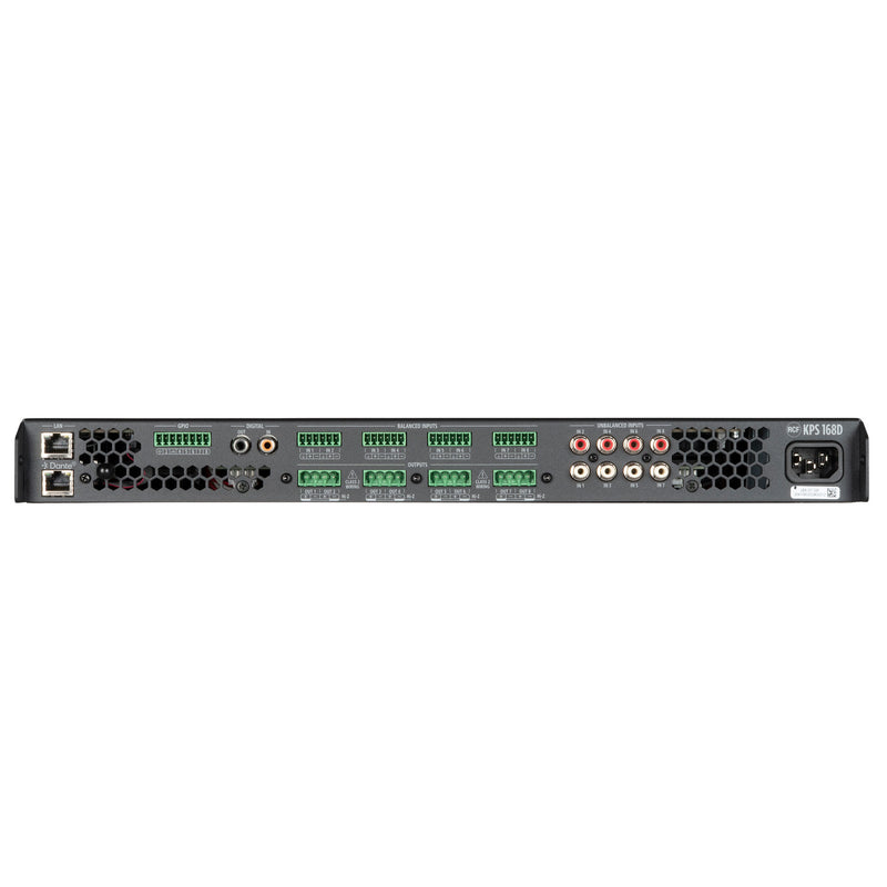 Class D Power Amplifier with DSP, Dante-Equipped (8 X 160 W)