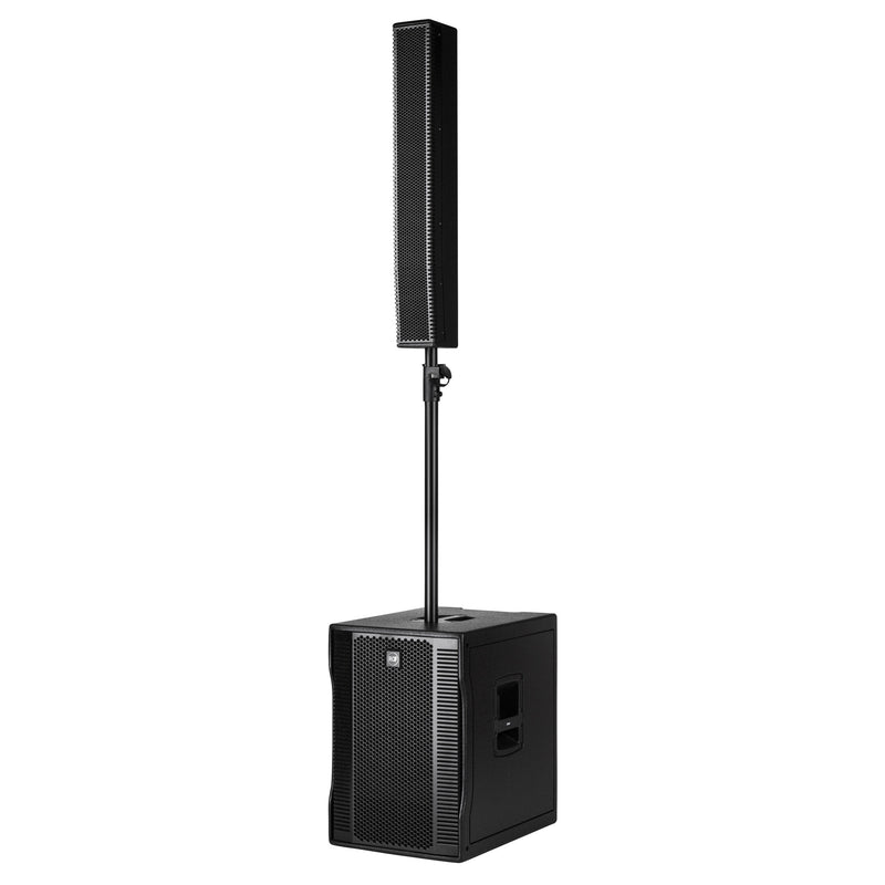 Active 1400W Portable PA System (Baltic Birch), 15" Subwoofer and (8)x4" Top