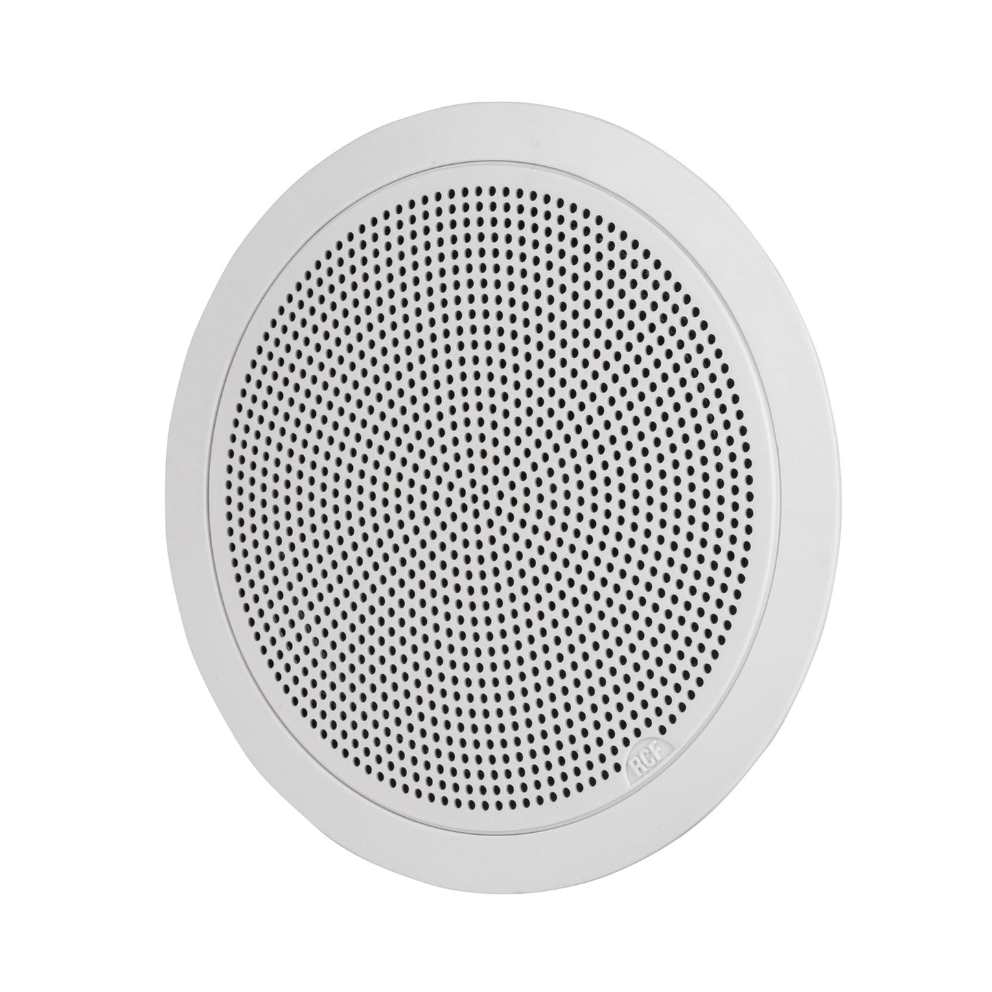 6" Twin-Cone Flush Mounting Ceiling Speaker, White, 6W, 70-100V, Plastic Grille