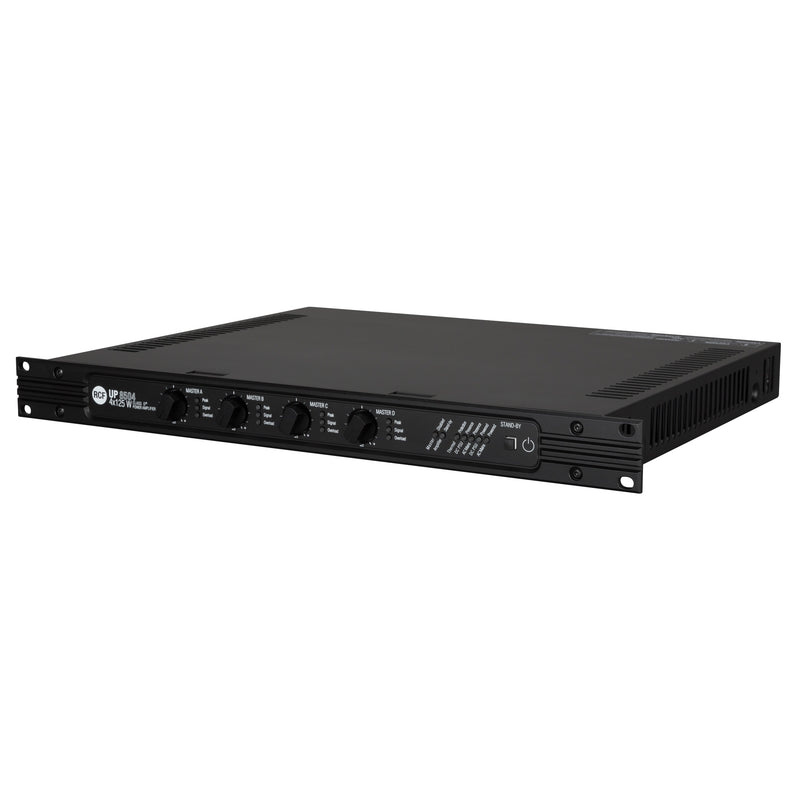 Class D Power Amplifier with Dual Input per Channel - 4 Ω, 70/100V, 4 x 125W
