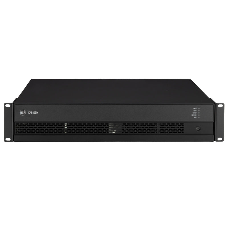 Class D Power Amplifier with DSP, Dante-Equipped (2 X 800 W)
