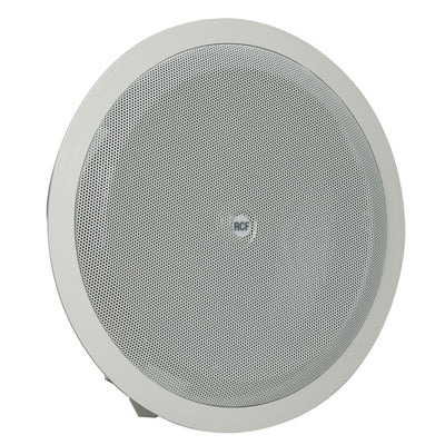 Passive 80W 8" 2-Way Coaxial Ceiling Speaker with Transformer - 70/100V (IP44) (White)