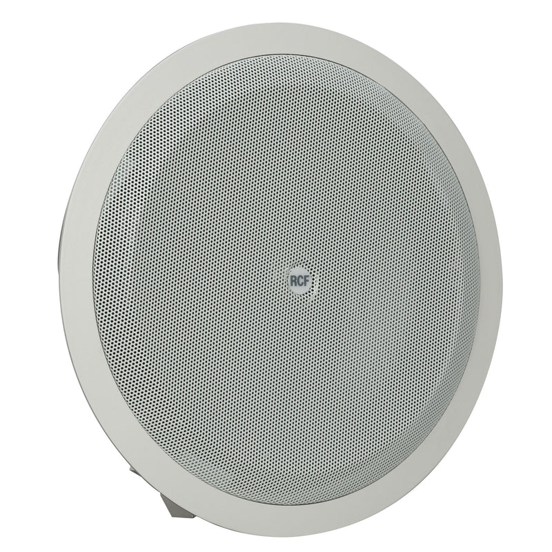 Passive 80W 8" 2-Way Coaxial Ceiling Speaker with Transformer - 70/100V (IP44) (White)