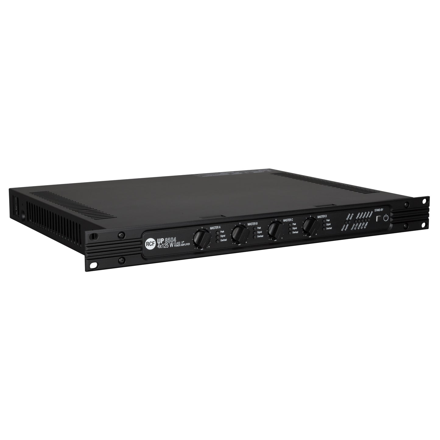 Class D Power Amplifier with Dual Input per Channel - 4 Ω, 70/100V, 4 x 125W