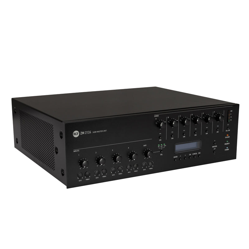 6 Zone Digital Mixer/Amplifier Master Unit - 240W