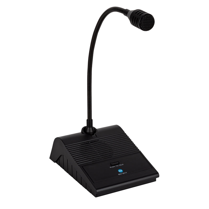 Desk-top paging mike console, 5mt.cable with XLR conn.