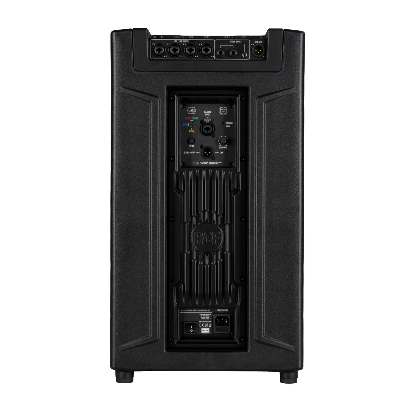 White Active 2100W Portable Three-Way Column Array w/ JMixRemote App Capability, INCLUDES: