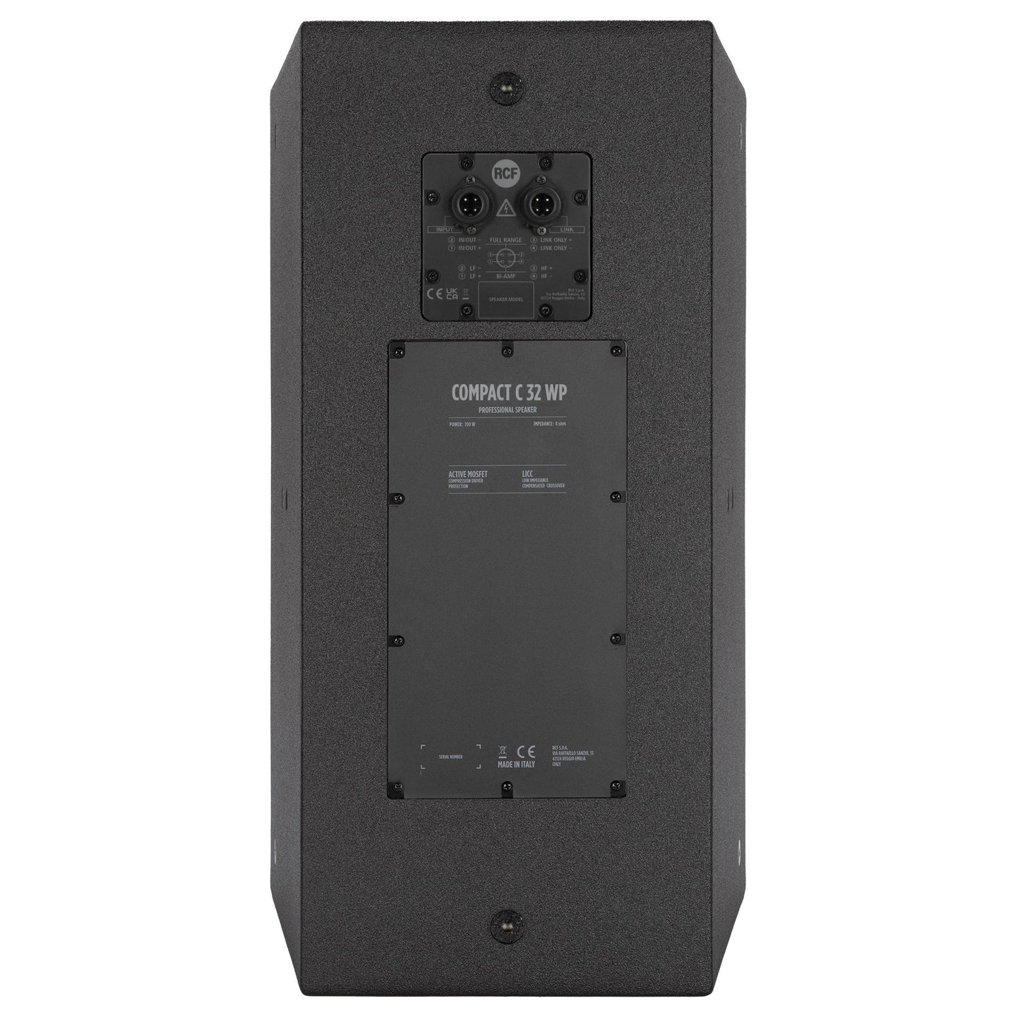 Passive 2400W 12" 2-Way Compact Speaker with 3" HF Driver (Weatherproof)