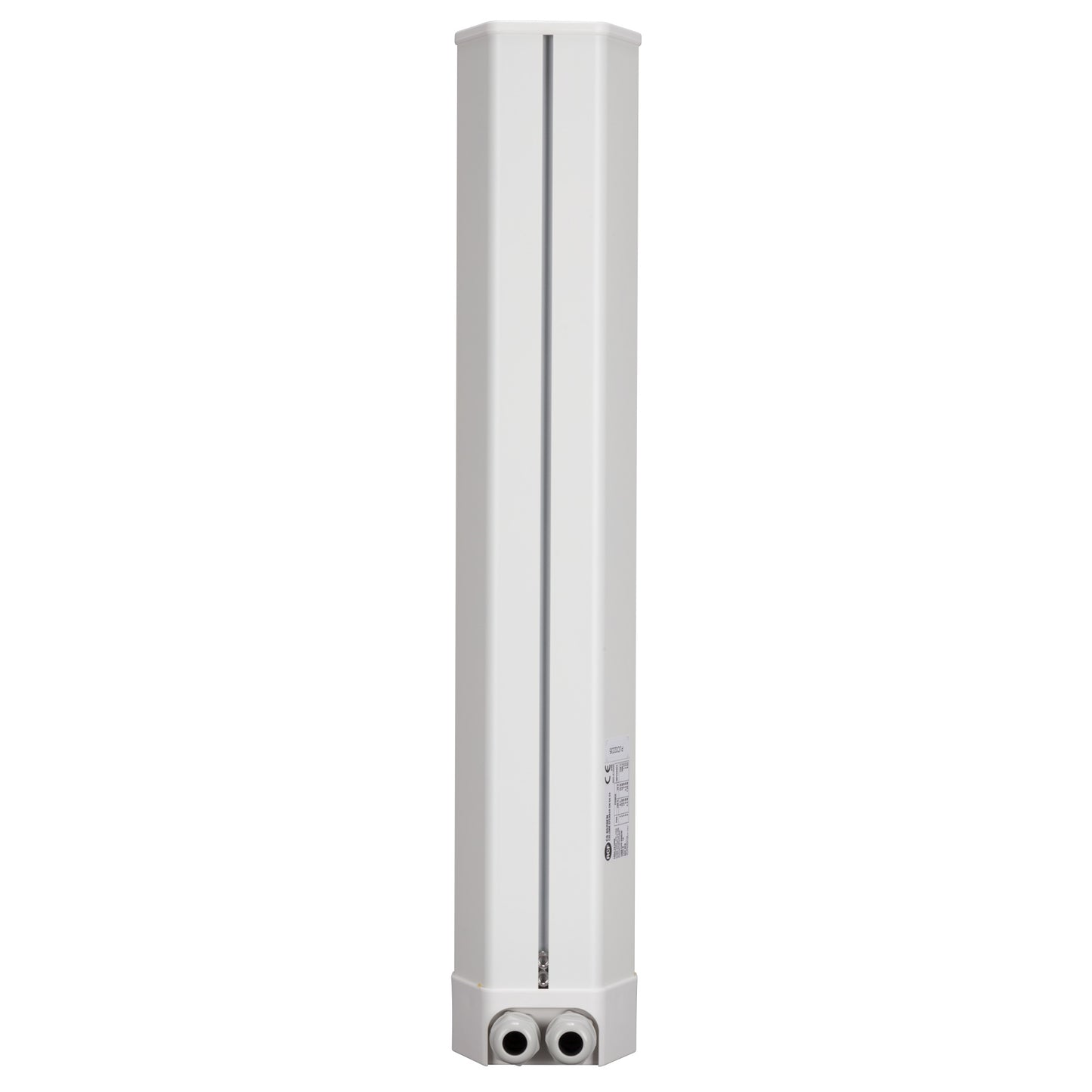 5" Transducers 2 Way Sound Column, Alumin, 20W, 70-100V White, IP 66 - EN54-24