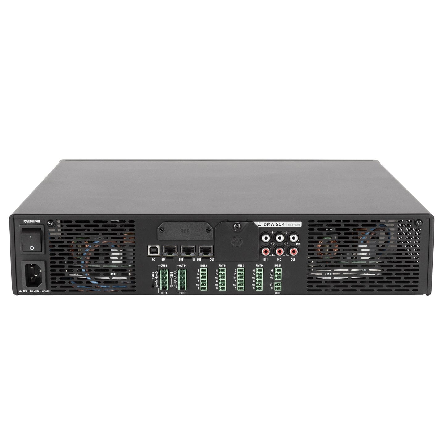 Class D Digital Matrix Amplifier, RDNet Management (4 X 500 W @ 4 Ω)