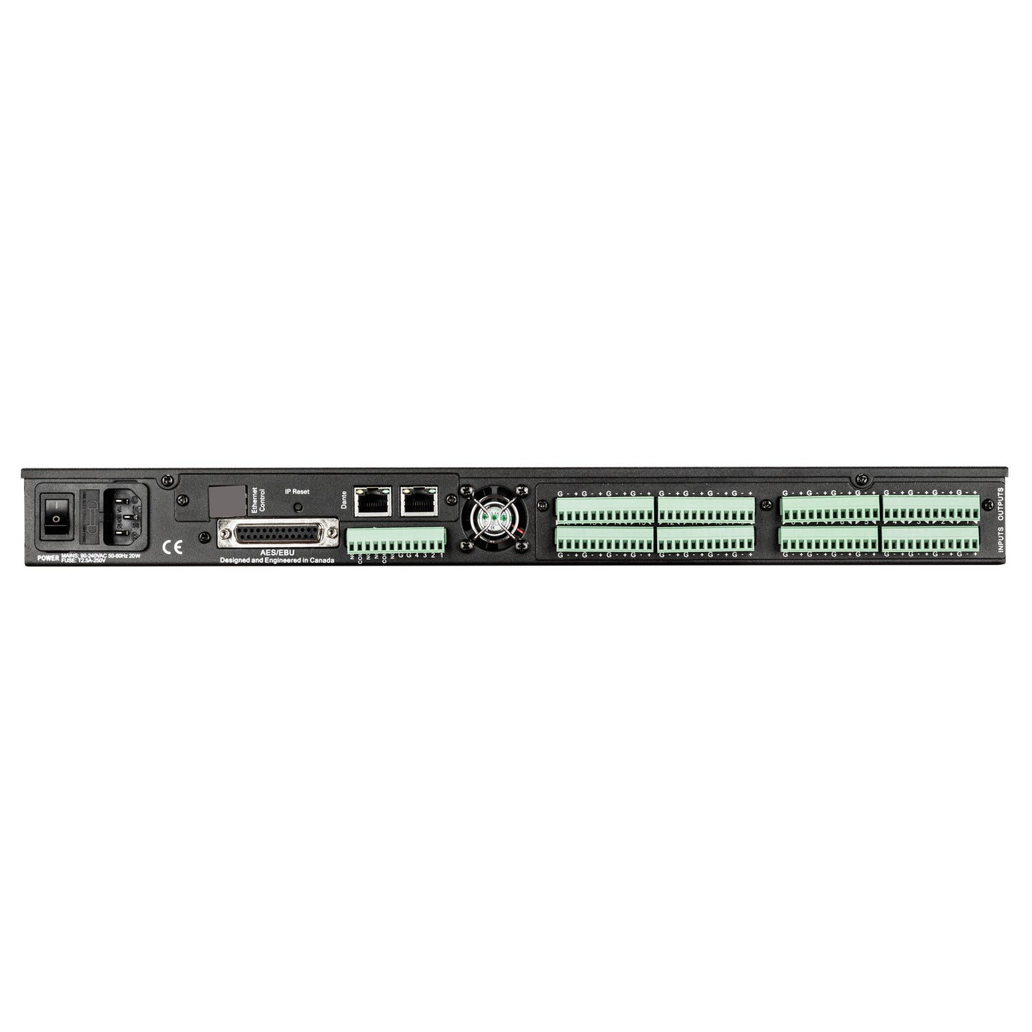 Matrix Audio Processor, Dante-Equipped (16x16 I/O Matrix)
