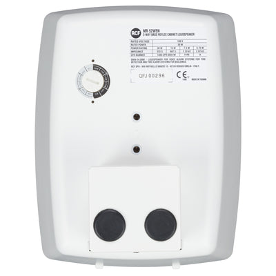 2 Way Bass Reflex Wall Mount Cabinet, 30W - White - Trasf/Low Imp