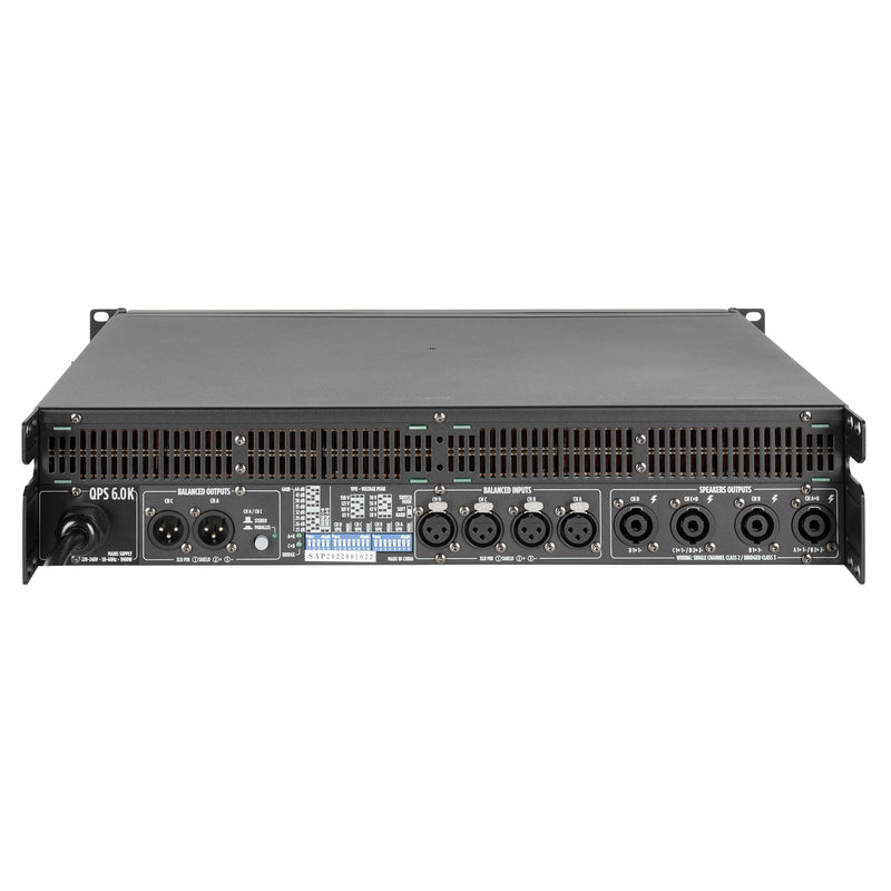 Class HD Power Amplifier (4 X 1,500 W @ 2 Ω)