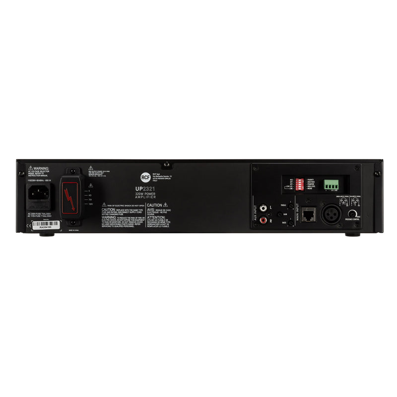 Class D Power Amplifier with Aux Input - 4 Ω, 70/100V, 320W