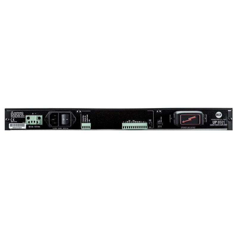 Class D Power Amplifier with Dual Input per Channel - 4 Ω, 70/100V, 500W
