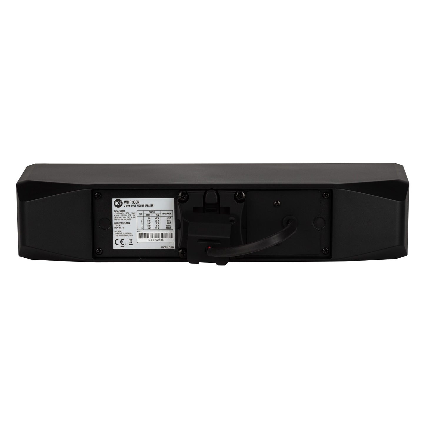 Passive 160W Dual 3" 2-Way Wall Mount Speaker - 8 Ω, 70/100V (EN54-24)