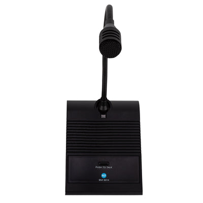Desk-top paging mike console, 5mt.cable with XLR conn.