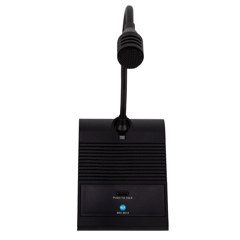 Desk-top paging mike console, 5mt.cable with XLR conn.