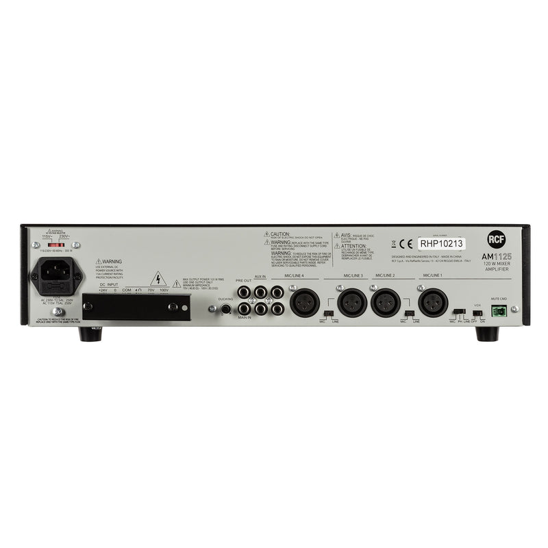 5 Channel Digital Mixer/Amplifier - 4 Ω, 70/100V, 160W